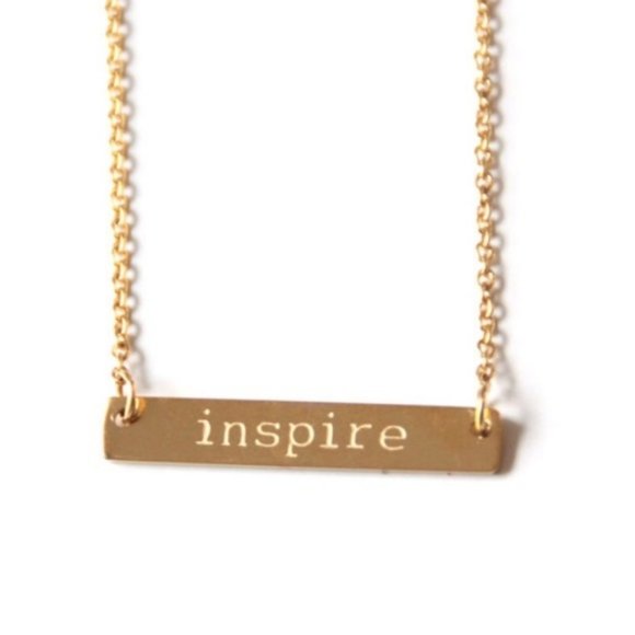 Jook And Nona Inspire 18 k Gold Plated Necklace - Picture 9 of 9